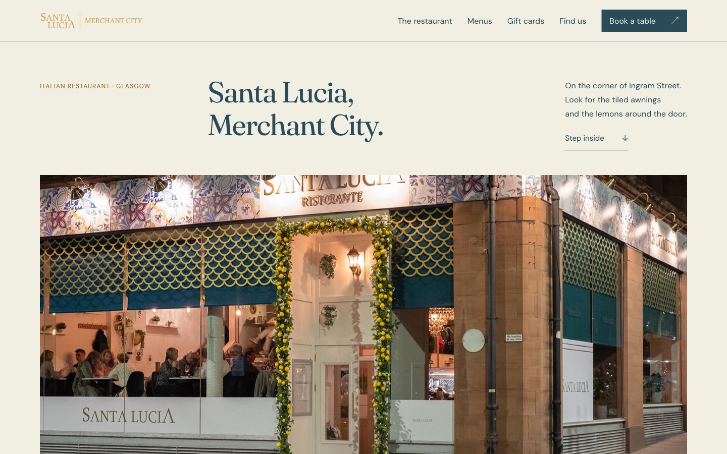 Santa Lucia website