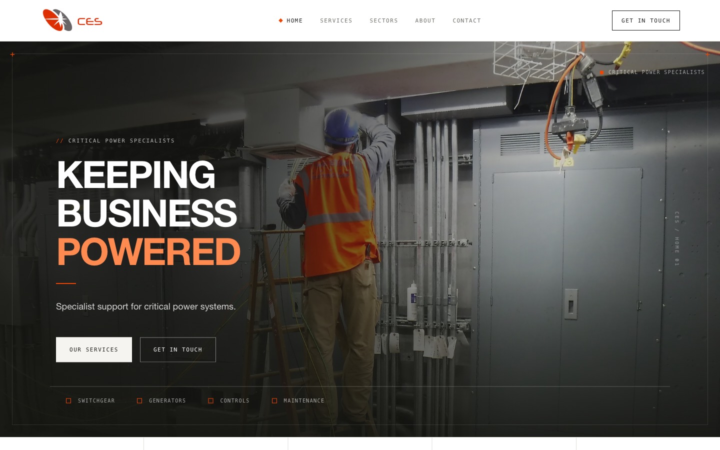 CES homepage